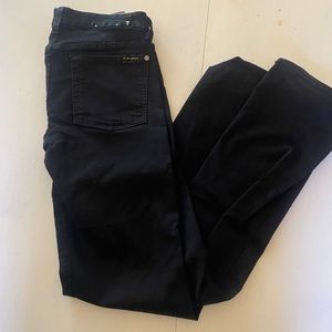 7 for All Mankind Black Jeans